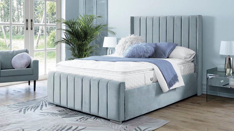 Topaz 5ft Kingsize Bed Frame- Naples Grey