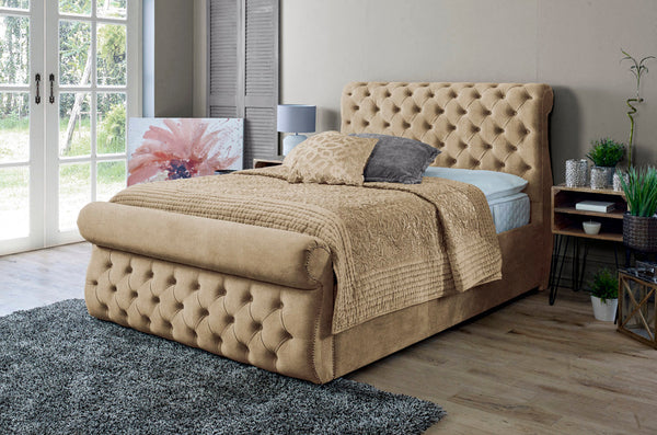 Alicante 4ft 6 Ottoman Bed Frame- Naples Sand