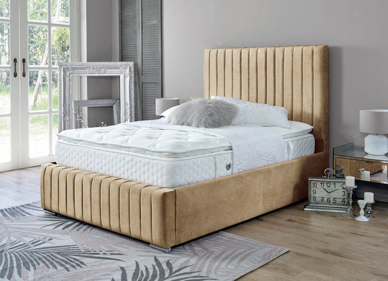 Turin 6ft Superking Ottoman Bed Frame- Naples Sand