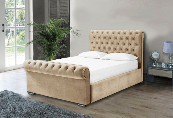 Benito 3ft Single Bed Frame- Naples Sand