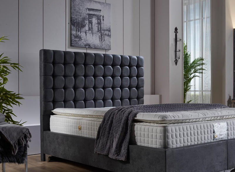 Brogan 4ft 6 Double Ottoman Bed Frame - Grey