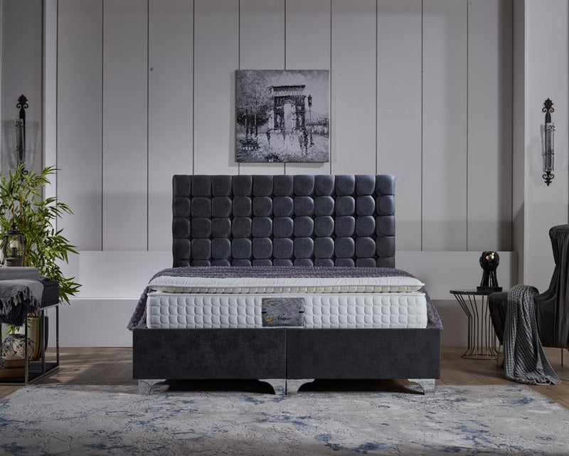 Brogan 5ft Kingsize Ottoman Bed Frame - Grey