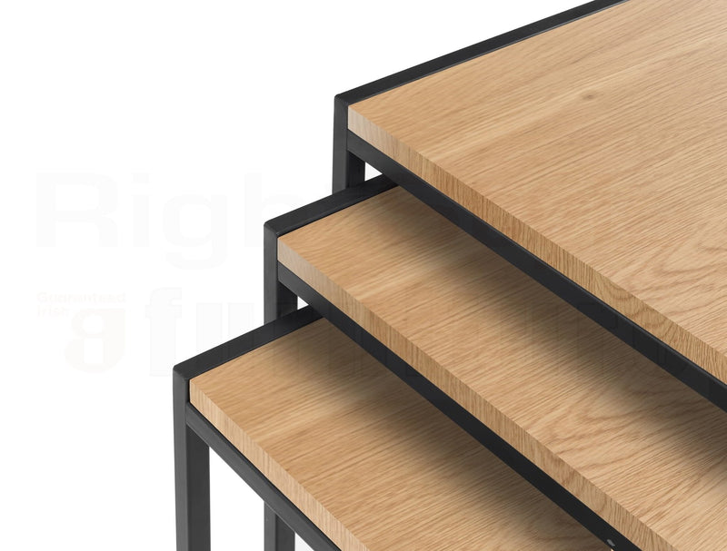 Ashfield Nest Of 3 Tables - Oak