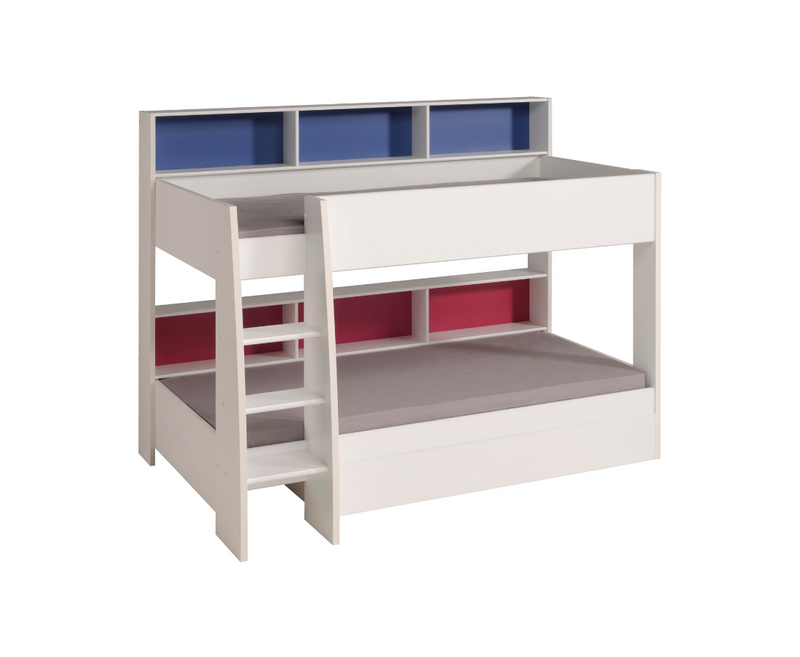 Aslan Bunk Bed - Blue and Pink Panels