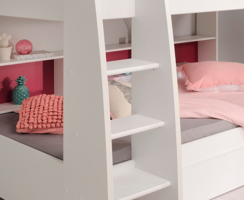 Aslan Bunk Bed - Blue and Pink Panels