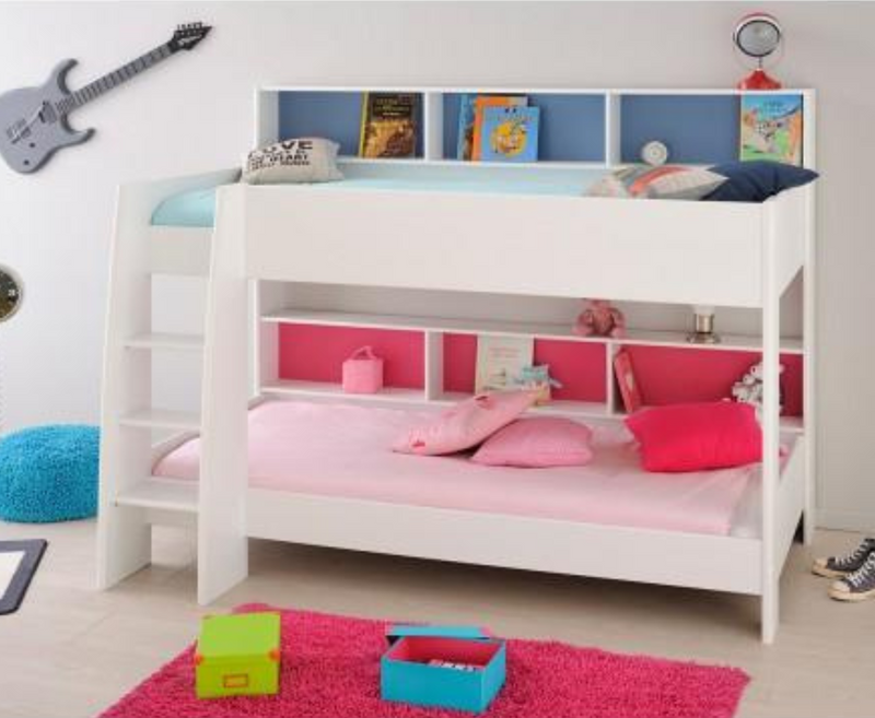 Aslan Bunk Bed - Blue and Pink Panels