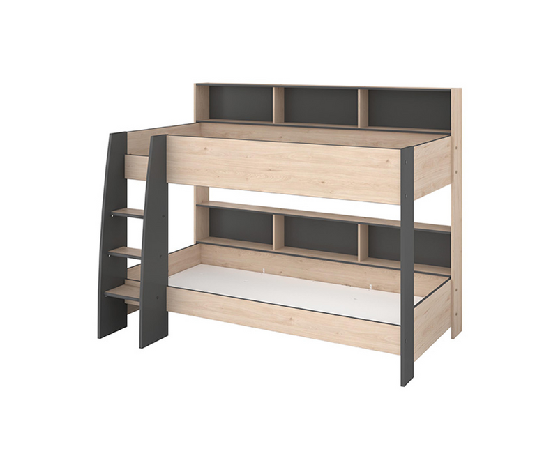 Aslan Bunk Bed - Oak & Anthracite