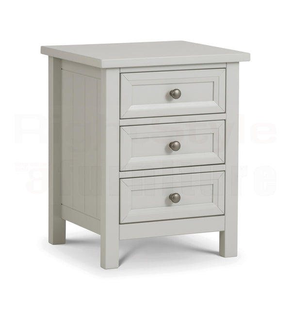 Bangor 3 Drawer Bedside- Dove Grey