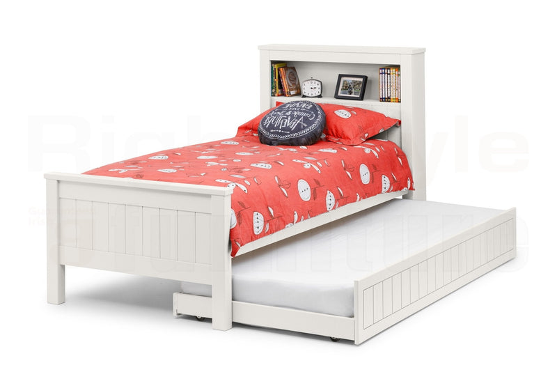 Bangor Bookcase Bed Surf White