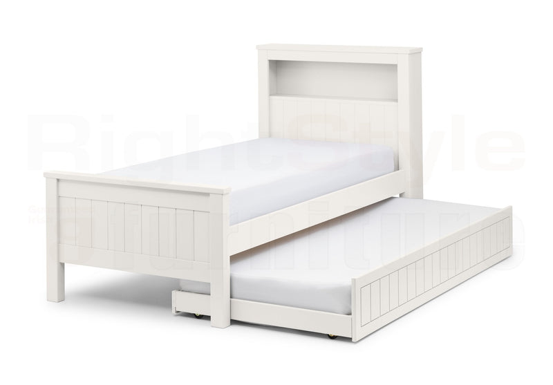 Bangor Bookcase Bed Surf White