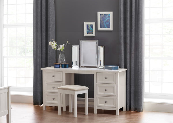 Bangor Dressing Table - Surf White