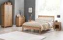Bolton Shaker Bed 90Cm Oak