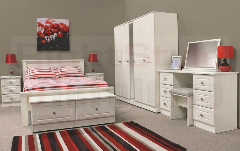 Boyne 1 Door Robe with Mirror + 2 Drawers
