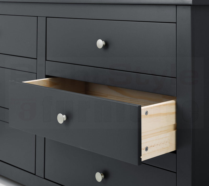 Bradley 6 Drawer Chest - Anthracite