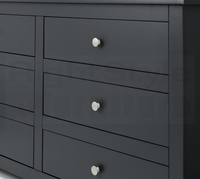 Bradley 6 Drawer Chest - Anthracite