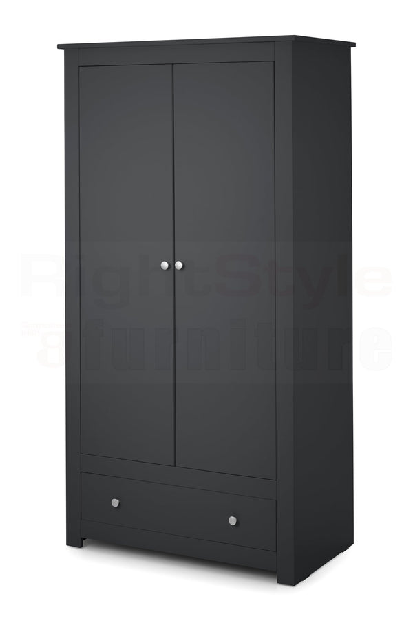 Bradely Wardrobe - Anthracite