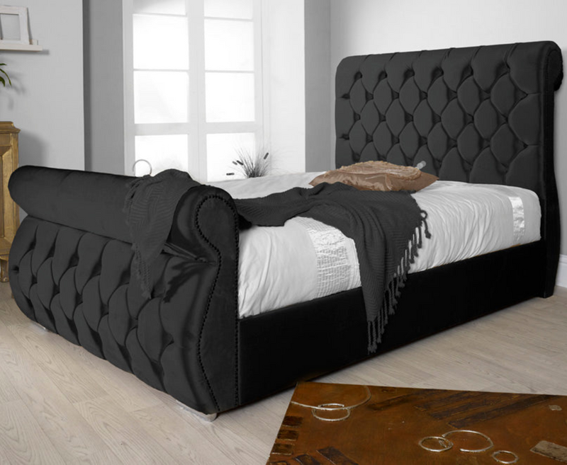 Chester 4ft Ottoman Bed Frame - Naples Grey