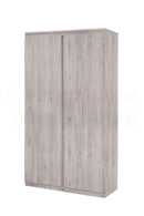 Europa  2 Door Wardrobe Grey Oak