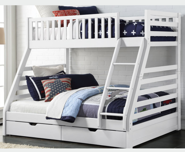 Hanlee Triple Bunk Sleeper White | Grey