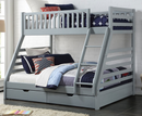 Hanlee Triple Bunk Sleeper White | Grey