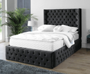 Harlow 3ft Single Bed Frame - Velvet Silver