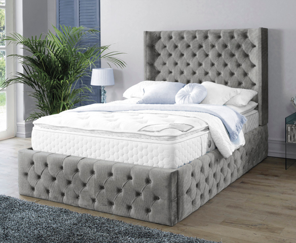 Harlow 6ft Superking Bed Frame - Naples Grey