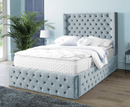 Harlow 3ft Single Bed Frame - Velvet Steel