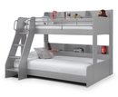 Lumi Triple Sleeper Bunk - Light Grey