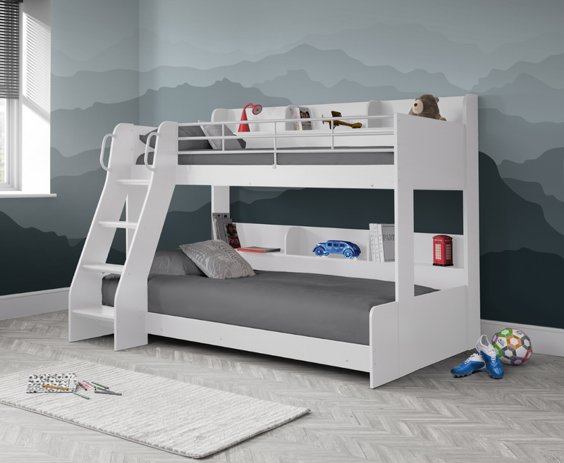 Lumi Triple Sleeper Bunk - White