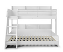 Lumi Triple Sleeper Bunk - White