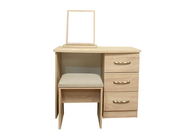 Lungo Dressing Table Single Pedestal