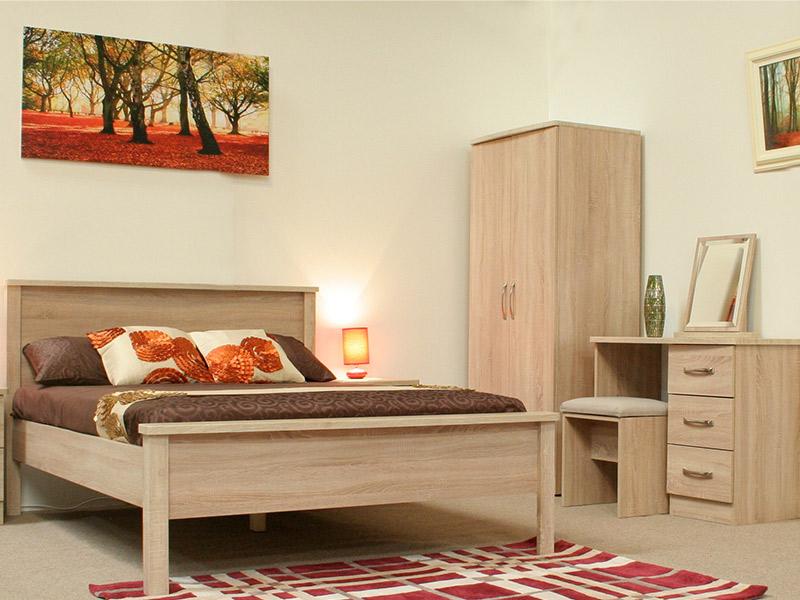 Lungo 5ft Mid Oak Headboard