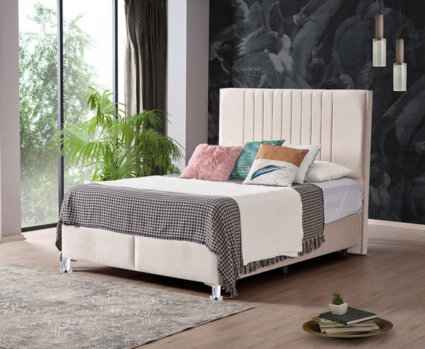 Roma 6ft Superking Ottoman Bed Frame - Cream