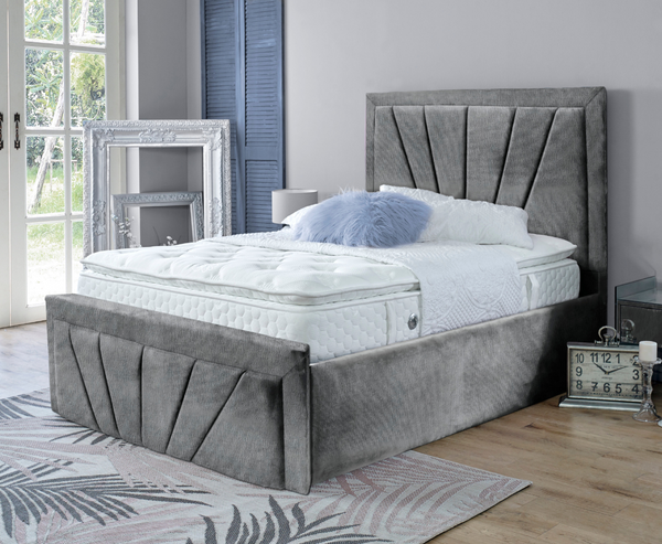 Starry 6ft Superking Bed Frame - Naples Grey