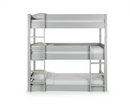 Trio Triple Sleeper Bunk Bed - Grey