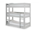 Trio Triple Sleeper Bunk Bed - Grey