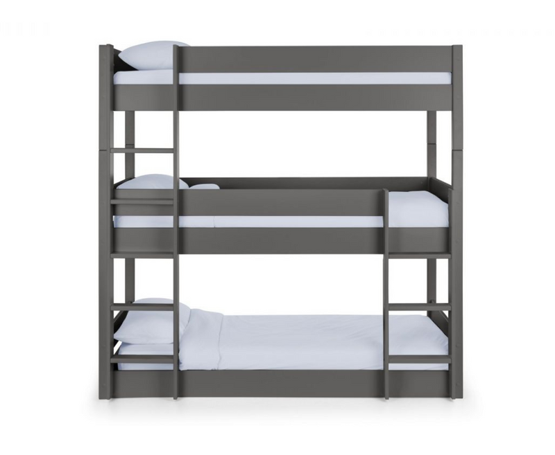 Trio Triple Sleeper Bunk Bed - Anthracite