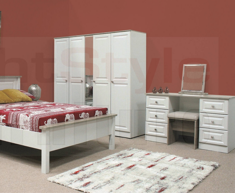 Trufflestone 1 Door Robe with 2 Drawers