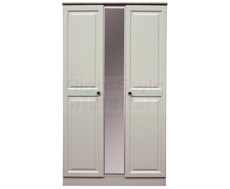 Trufflestone 2 Door Robe with Shelves