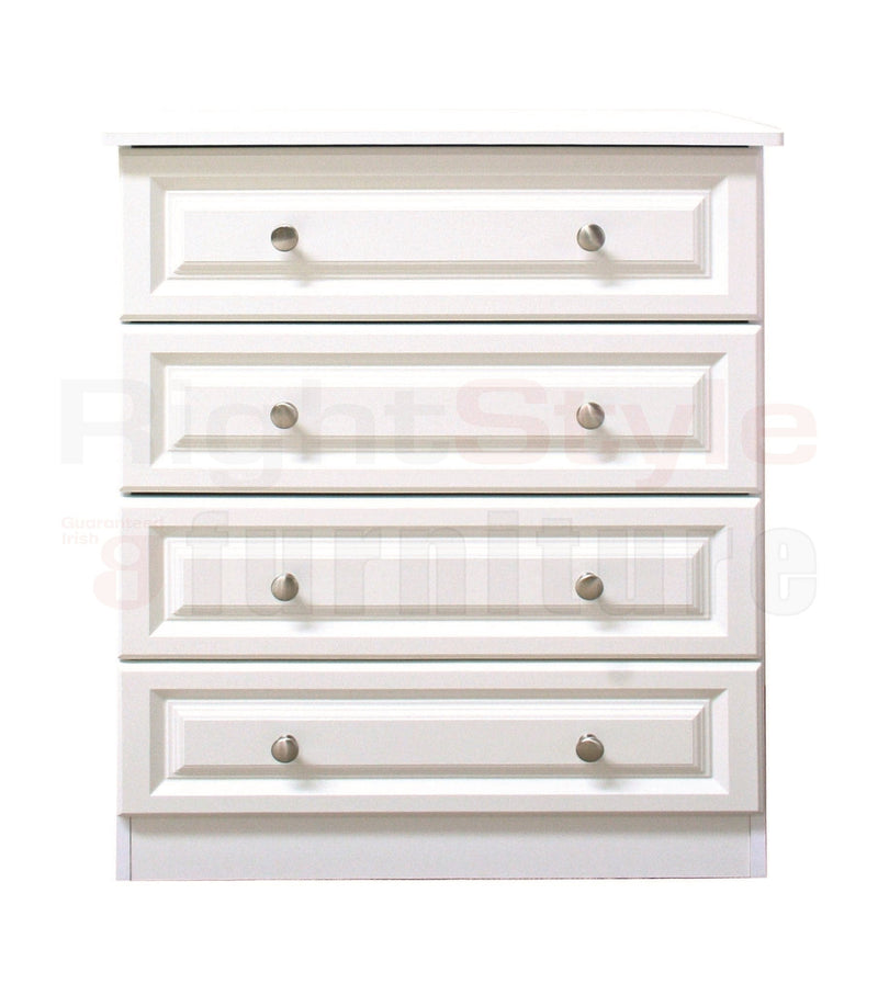 Avoca 4 Drawer Narrow Chest (635mm wide)