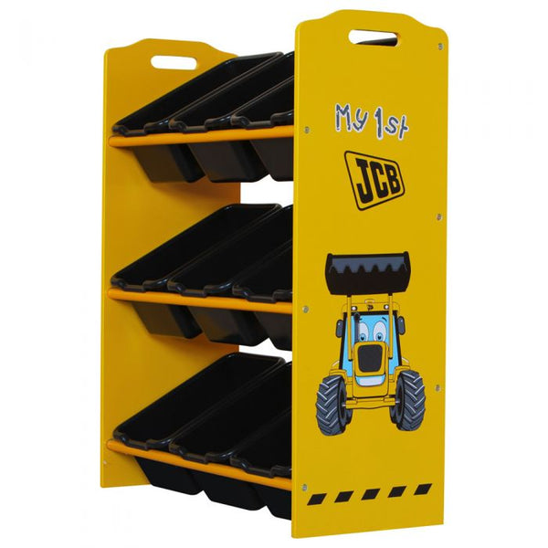 JCB Children's Digger 9 Bin Storage Unit