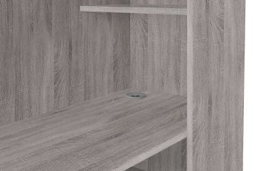 Nebula Gaming Bed with Desk - Grey Oak