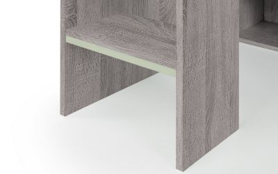 Nebula Gaming Bed with Desk - Grey Oak