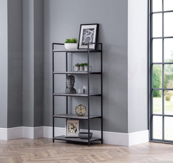 Perth Tall Concrete Bookcase